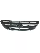 2006 Kia Spectra 4 Door Sedan OEM Upper Grill Grille Silver 04 05 06 (For: 2006 Kia Spectra)