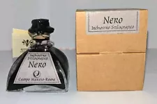 Vtg NEW Campo Marzio Roma Italy Fountain Pen Ink Wax Seal Inkwell & Box Black A+