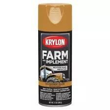 Krylon Paint 1953; Farm & Implement 12oz Aerosol Old Equipment Cat Yellow