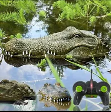 2.4 Ghz Remote Control Alligator Head RC Boats for Adults and Kids - Large Decoy