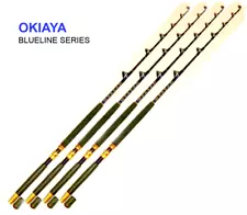 SALTWATER FISHING RODS 50-80LB(4 PACK) RODS FOR OKIAYA, PENN, SHIMANO REELS 6ft