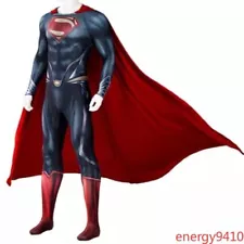 Man Of Steel Clark Kent Cosplay Superman Costume Halloween Superhero Jumpsuit