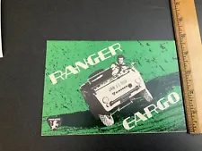1969 Ferves Ranger Off Road Car Truck Brochure & Photo