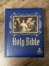 Holy Bible Freemason Masonic Master Reference Red Letter Edition Heirloom 1971