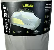 NEMO Mayfly OSMO 3 Person Lightweight Backpacking Tent w/Rainfly - NEW