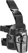 Level II Tactical Drop Leg Holster,Fits 100+ Pistols, For Glock 17 19,Sig P320