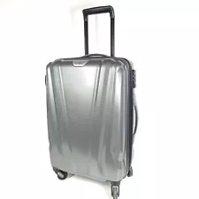 Samsonite 22" Swerv DLX Hardside Spinner Luggage Polycarbonate Expand Lock Gray