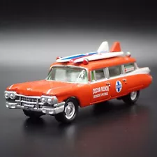 1959 59 CADILLAC MILLER-METEOR AMBULANCE COCA BEACH 1:64 SCALE DIECAST MODEL CAR