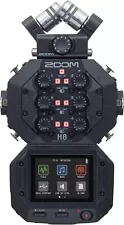 Zoom H8 Handy Recorder 12 Track 8 Input for Field Recording Music Podcasting New