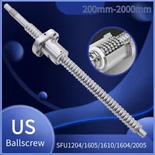 SFU1204/1604/1605/1610/2005/2505 BallScrew End Machined 250mm-2000mm+Ballnut CNC