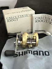 Shimano Calcutta TE 100GT Baitcasting Fishing Reel With Original Box