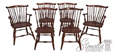 63933EC: Set of 6 PENNSYLVANIA HOUSE Cherry Windsor Dining Room Chairs