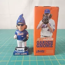 New York Mets Jacob deGrom Garden Gnome Bobblehead. Gold’s Horseradish NEW 2015