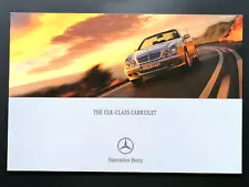 2002 MERCEDES BENZ CLK CABRIOLET Sales Brochure - CLK430 320 240 200K - Mint