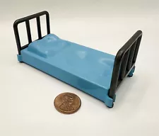 Playmobil Mattress Bed Cot Light Blue/Black 3768 3769 3773 3806 3826 DISCOLORED