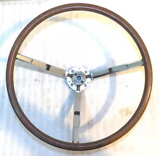 1961 1962 1963 Lincoln Continental Htp Convertible ORIG WOODGRAIN STEERING WHEEL