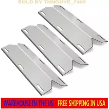 Jenn Air Grill Parts Stainless Steel Heat Plate Shield Replacement - 3 Pack