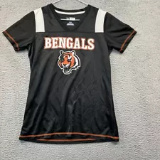 Cincinnati Bengals Shirt Women Medium Tiger Face Jersey Shirt