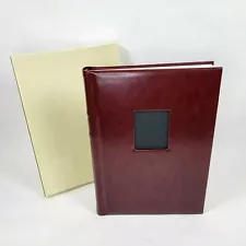 Professional 13"x 18" Brown Wedding Photo Album Leather