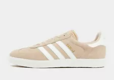 adidas Originals Gazelle Men's Trainers in Light Brown and White Limited Stock