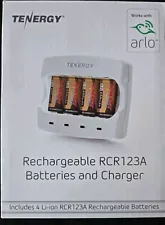 New ListingTenergy RCR123A 3.7V Li-ion Rechargeable Battery Kits for Arlo Wireless Camera