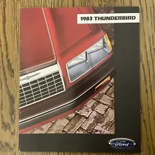 1983 FORD THUNDERBIRD HERITAGE TURBO COUPE RARE BROCHURE