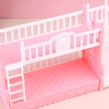 Doll Toy European Furniture Style Bunk Bed Double Bunk Bed Girl Birthday *BI