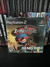 I NINJA - Not for Sale Demo Disc for Sony Playstation 2 PS2 - BRAND NEW SEALED