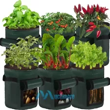 6 Pack Potato Planting Grow Bags Pot Planter Growing Garden Vegetable Container