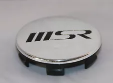 MSR WHEEL RIM CENTER CAP ACC 3217 SNAP IN CHROME NEW CAP 087 052