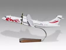 ATR 72-500 EWA Air Solid Kiln Dried Mahogany Wood Handcrafted Display Model