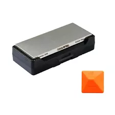 Doublesided Diamond Sharpening Stone Whetstone Knife Sharpener with Storage Base