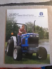 New Holland Tractor 16 to 47 hp Compact Diesel tractors Dealer sales brochure a