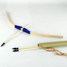 New Children Bow Arrow Set with 3 Arrow+1 Quiver For Outdoors Game Archery