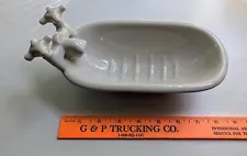 Vintage Ceramic Claw Foot Bathtub Tub Bathroom Decor/Accessory