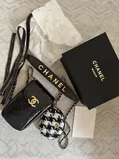 Chanel Makeup VIP Gift Phone Carrying Crossbody Shoulder Bag With Coin Purse