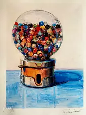 Wayne Thiebaud Lithograph COA Original Signed Numbered 175 Ex Stamp