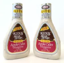 Ken's Steak House Apple Cider Vinaigrette Dressing, 16 OZ