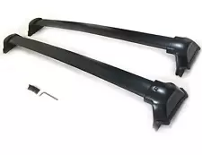 Black Cross Bars To Fit Honda CRV 2017 - 2022 4x4 Car Top Rack Bars Aluminium