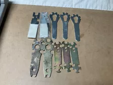 Group of flat multi wrenches