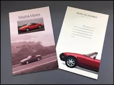 1990 Mazda Mx-5 Mx5 Miata 16-page Car Sales Brochure Catalog and Accessories