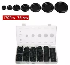 For Sale 170Pcs Rubber Grommet Firewall Hole Plug Set Electrical Wire Gasket Kit (For: Ferrari 365 GTC/4)