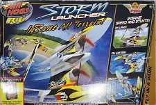 Air Hogs RC Storm Launcher Spin Master Land/Water &Air Plane Remote Batt Charger