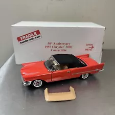 Danbury Mint 1957 Chrysler 300C Convertible 50th Anniversary 1/24 Diecast Model