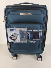 Samsonite Solyte DLX Mediterranean Blue Carry-On Spinner Luggage BRAND NEW w/TAG