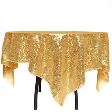 New ListingSequin Tablecloth-Gold Sequin Table Overlay and Sequin Tablecloth/Linen for W...