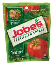 Jobe's Fertilizer Spikes For Tomato Plants 18 pk