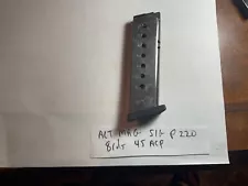 Act-Mag Sig P220 .45 ACP 8rd Magazine w/Polymer Floor Plate