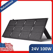 Solar Panel 100 Watt 24 Volt High-Efficiency PV Module Power Charger Used for RV