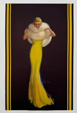 Dazzling, Rolf Armstrong Vintage Art Deco Pin-Up Print, Stunning Blonde